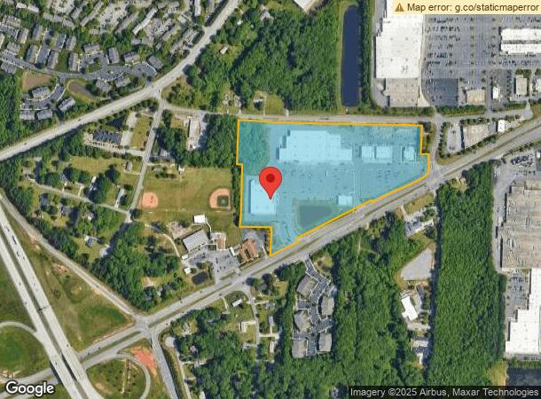  4528 W Wendover Ave, Greensboro, NC Parcel Map