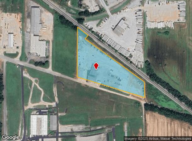 651 Fairgrounds Rd, Muscle Shoals, AL Parcel Map