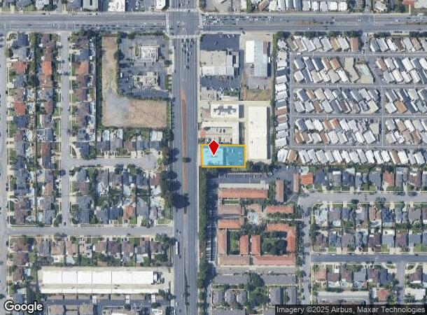  800 S Beach Blvd, La Habra, CA Parcel Map