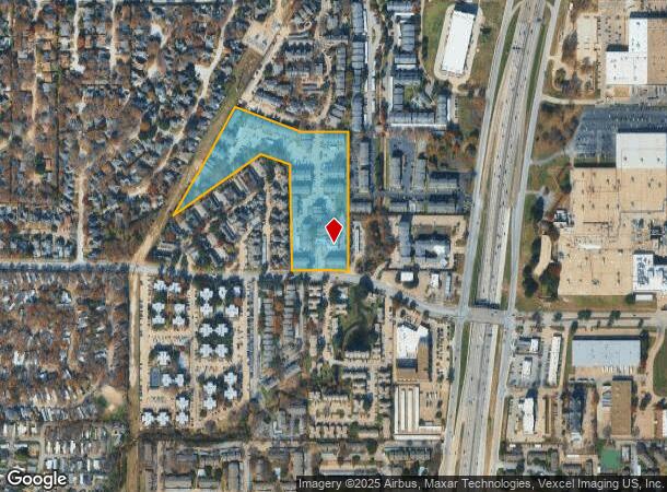  2505 Thomason Cir, Arlington, TX Parcel Map