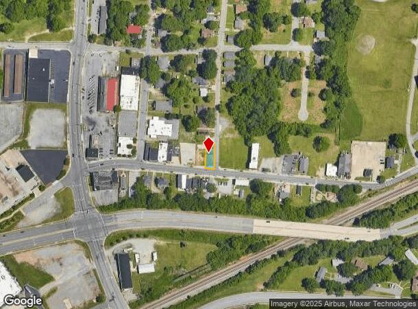  627 Washington St, High Point, NC Parcel Map