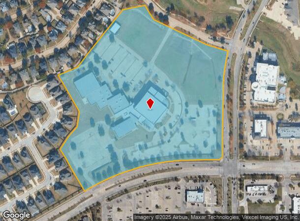  1870 Rufe Snow Dr, Keller, TX Parcel Map