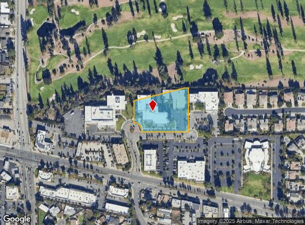 2025 E Financial Way, Glendora, CA Parcel Map