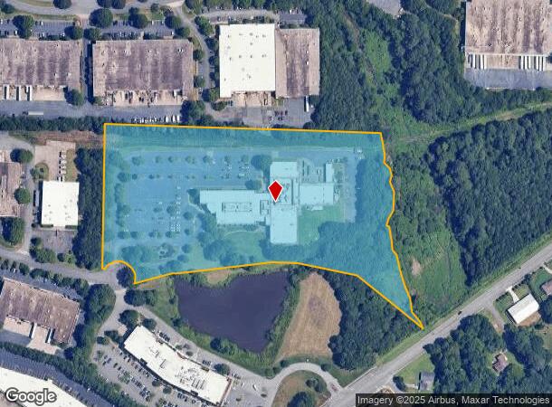  1800 W Oak Commons Ct, Marietta, GA Parcel Map