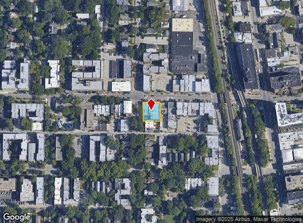  740 Main St, Evanston, IL Parcel Map