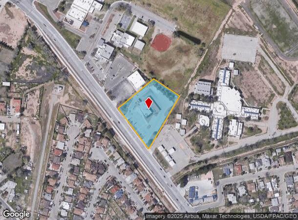  9343 Alameda Ave, El Paso, TX Parcel Map