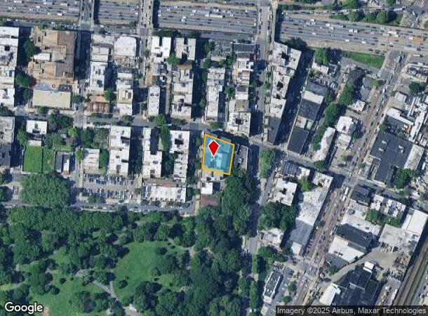  1660 Topping Ave, Bronx, NY Parcel Map