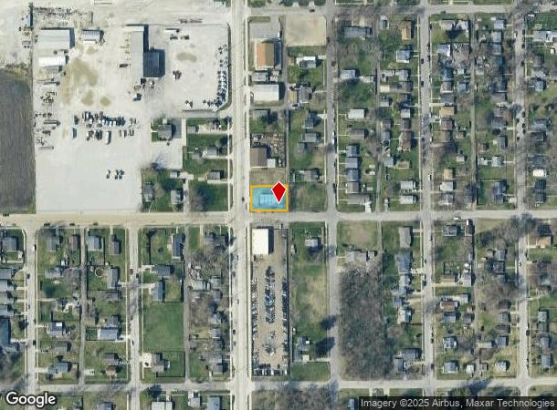  1830 S Olive St, South Bend, IN Parcel Map