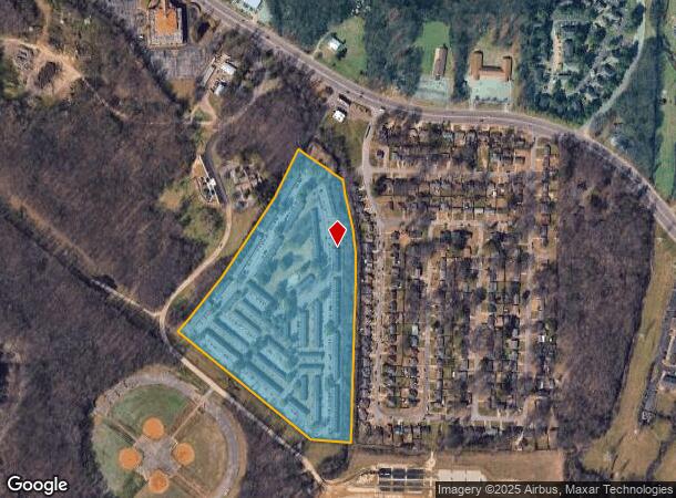  4616 Scott Crossing Dr, Memphis, TN Parcel Map