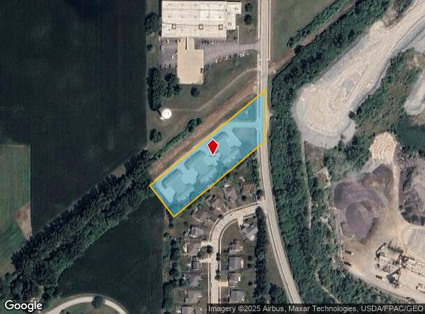 1360 Waterville Monclova Rd, Waterville, OH Parcel Map