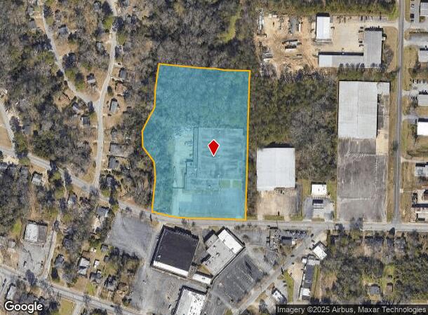  3137 Hillcrest Ave, Macon, GA Parcel Map