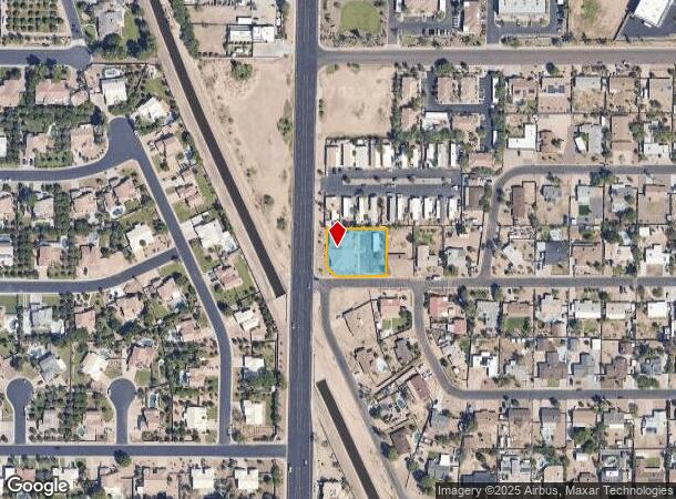  1515 N Greenfield Rd, Mesa, AZ Parcel Map