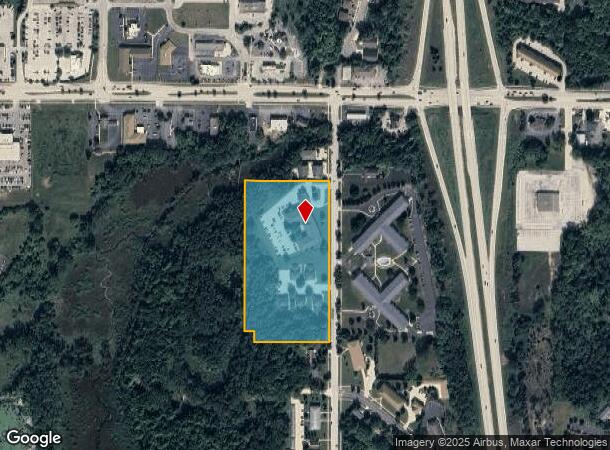  124 N University Dr, West Bend, WI Parcel Map