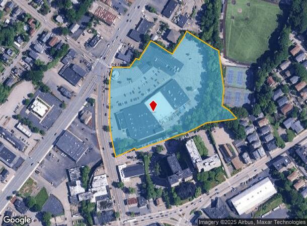 50 Mill St, Worcester, MA Parcel Map