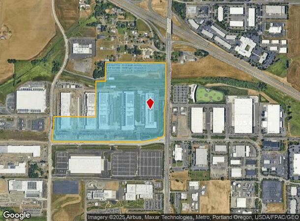  4113 Ne Huffman St, Hillsboro, OR Parcel Map