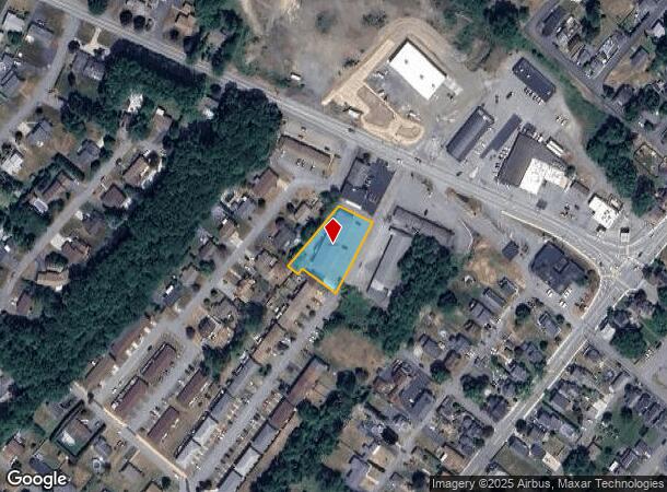 Dewey Ave, Archbald, PA Parcel Map