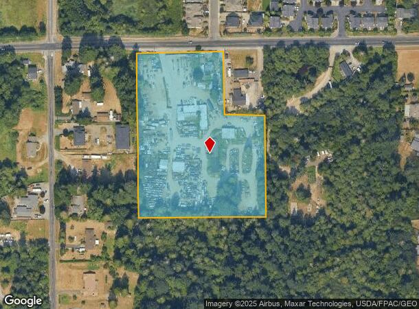 6316 128Th St E, Puyallup, WA Parcel Map