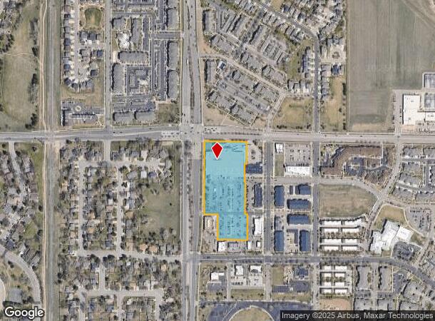  2602 S Timberline Rd, Fort Collins, CO Parcel Map