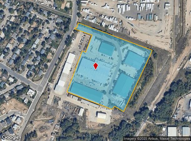  1275 Distel Dr, Lafayette, CO Parcel Map