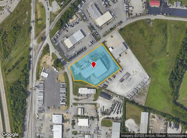  1402 Truckers Blvd, Jeffersonville, IN Parcel Map