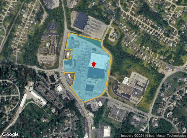  5029 Library Rd, Bethel Park, PA Parcel Map