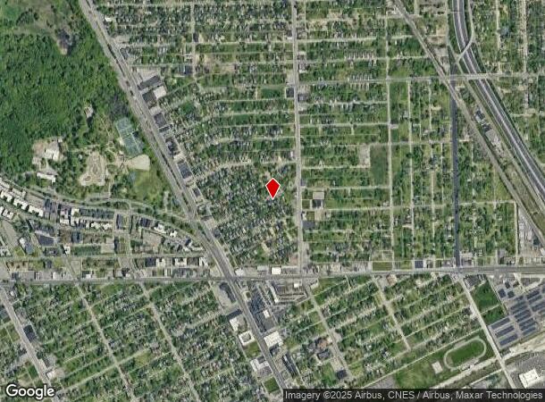  1121 W 8 Mile Rd, Highland Park, MI Parcel Map