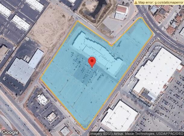  11855 Gateway Blvd W, El Paso, TX Parcel Map