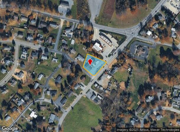  8 Oak Ave, Halifax, PA Parcel Map