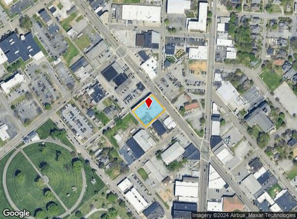  835 N Central St, Knoxville, TN Parcel Map