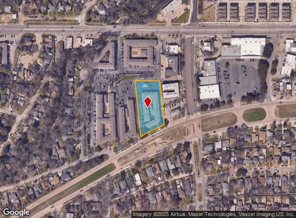  2717 W Jefferson Blvd, Dallas, TX Parcel Map