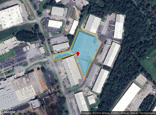  1649 S Batesville Rd, Greer, SC Parcel Map