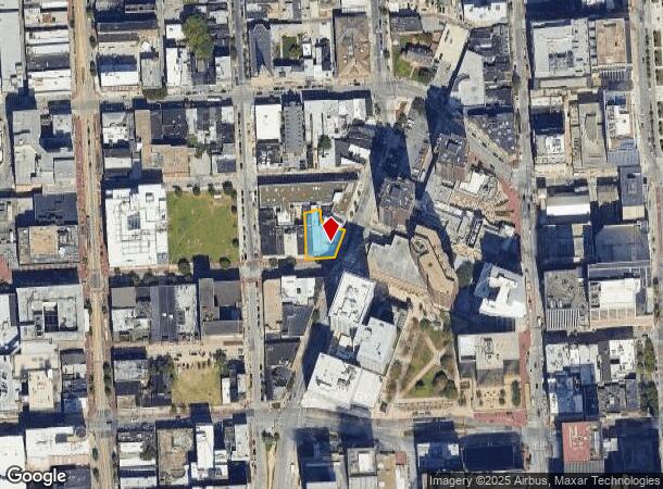  100 W Lexington St, Baltimore, MD Parcel Map