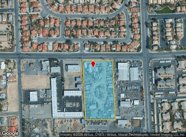 2105 W Gowan Rd, North Las Vegas, NV Parcel Map