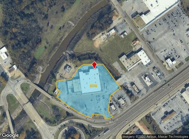  2112 N Frontage Rd, Meridian, MS Parcel Map