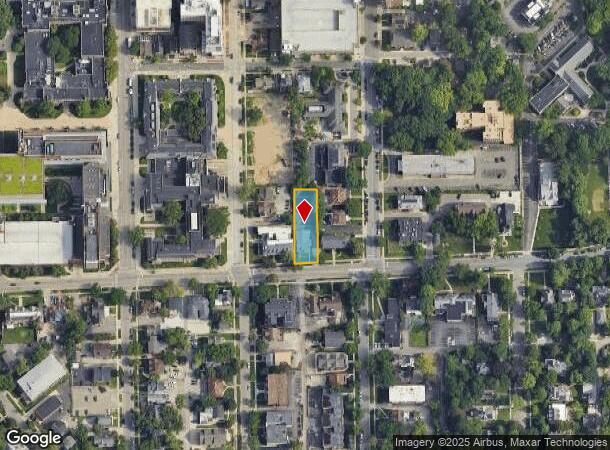 1215 Hill St, Ann Arbor, MI Parcel Map