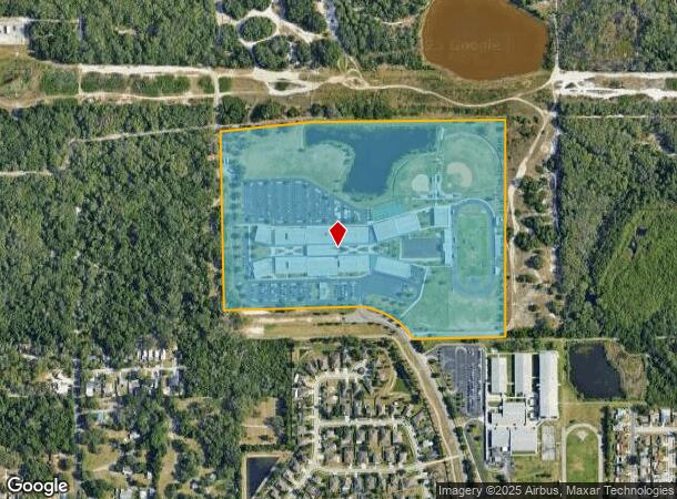  1540 Sweetbriar Dr, Holiday, FL Parcel Map