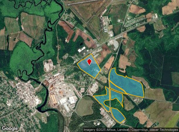 33444 Carver Rd, Franklin, VA Parcel Map