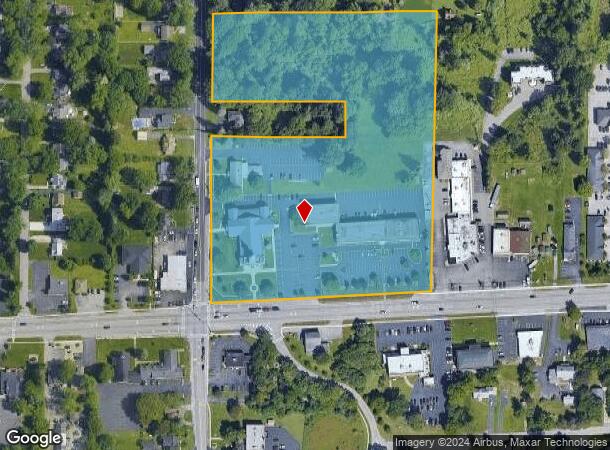  8550 Main St, Williamsville, NY Parcel Map