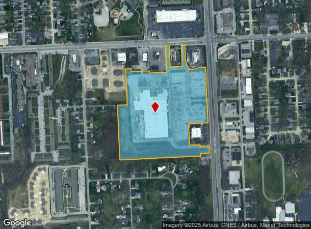 1929 N Coliseum Blvd, Fort Wayne, IN Parcel Map