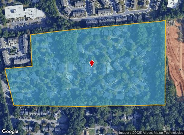  4121 N Peachtree Rd, Brookhaven, GA Parcel Map