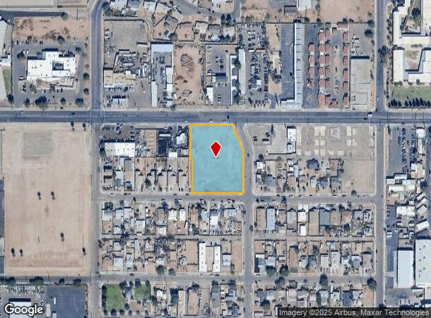  2853 E Van Buren St, Phoenix, AZ Parcel Map