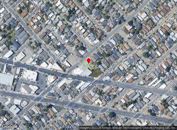  2630 Seminary Ave, Oakland, CA Parcel Map