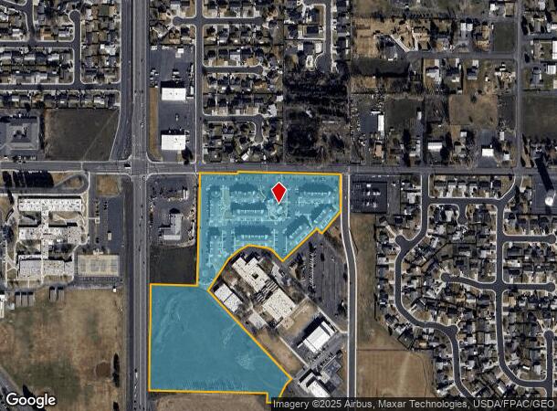 1401 E Nelson Rd, Moses Lake, WA Parcel Map