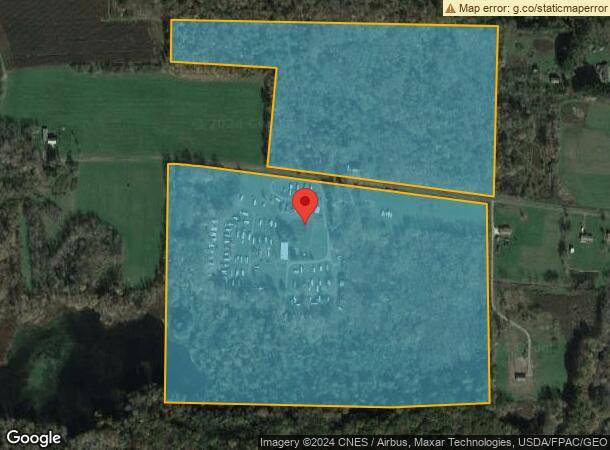  1525 Footsville Rd, Linesville, PA Parcel Map