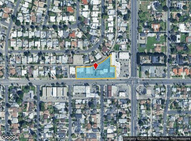 17719 Saticoy St, Reseda, CA Parcel Map