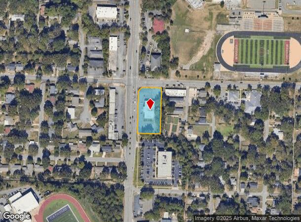 825 N University Ave, Little Rock, AR Parcel Map