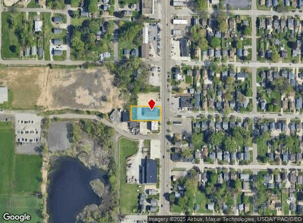  1814 S Main St, Akron, OH Parcel Map