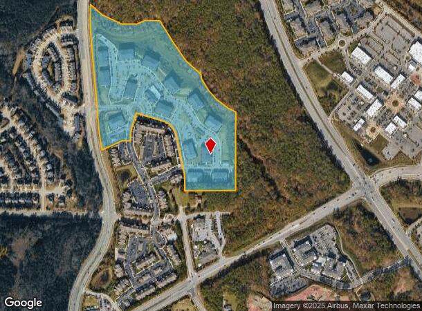 2000 Teaching Dr, Cary, NC Parcel Map