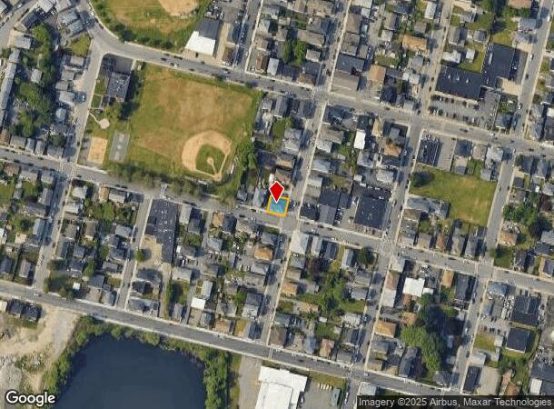  1020 Slade St, Fall River, MA Parcel Map