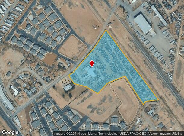 222 N Nevarez Rd, El Paso, TX Parcel Map